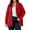Red, variant on CASSIE LIZ Womens Sweaters Plus Size Fall Cardigans for Women Fashion Zip Up Brown Pullover Casual Two Way Zipper Oversized Lightweight Knit Holiday Winter Dressy XL 14W 16W
