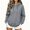 Gray-1, variant on Hoodie for Women Oversized Fleece Pullover Sweatshirt Solid Color, with Pocket, Curved Hem, Loose, Casual, Athletic, Spring Fall Winter Clothes
