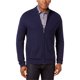 thumbnail image 1 of Suéter de punto de algodón Pima con cremallera completa para hombre de Club Room azul marino S Club Room Knit, 1 of 1