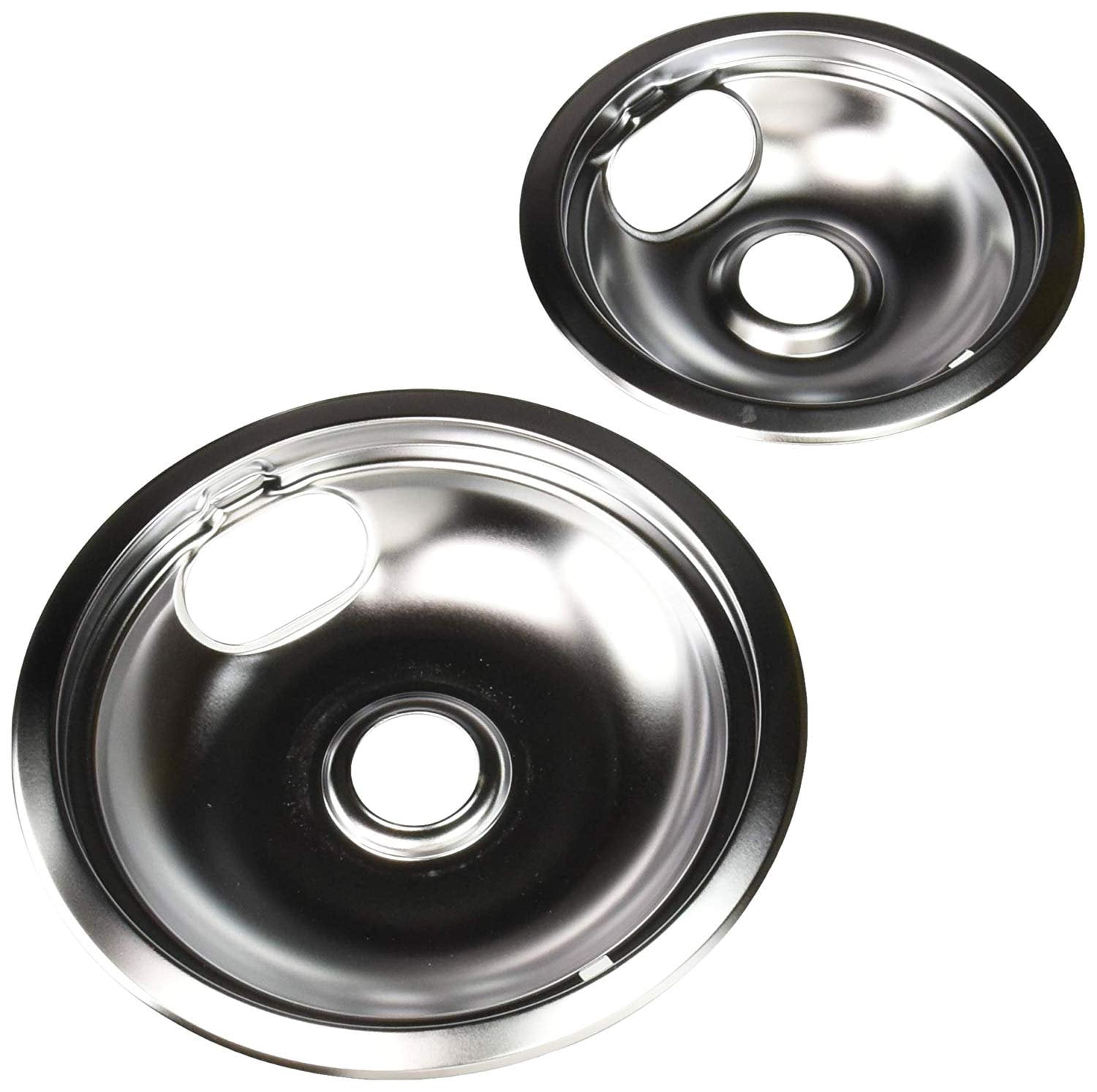 Range Kleen 12782Xcd5 Style A Chrome Drip Pans, 2Pack