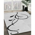 thumbnail image 2 of Ahgly Company Indoor Rectangle Patterned Off-White Novelty Area Rugs, 2' x 4', 2 of 6