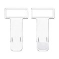 thumbnail image 2 of 5 Pcs Clear Parking Ticket Holder Plastic Timed Ticket Holder Car Windshield Ticket Holder with Tape, Model: Transparent, 2 of 5
