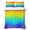 Lemon Yellow Bright Red Dark Blue, variant on King Quilt Set 96''x106'', Purple White Ombre Lightweight Bedspread Coverlet Set with 2 Pillow Shams, Modern Abstract Art Farmhouse Gradient Breathable All Season Quilt Bedding for Bedroom/Guest Room