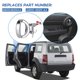 thumbnail image 4 of 1 Pair Car Interior Door Handle for Dodge Nitro 2007-2011 68004828AA 68004829AA Door Handle Satin Chrome, 4 of 5