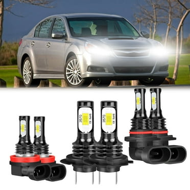 For Subaru Legacy 2010-2014 6x 6000k Xenon White LED Headlight Lights Bulbs