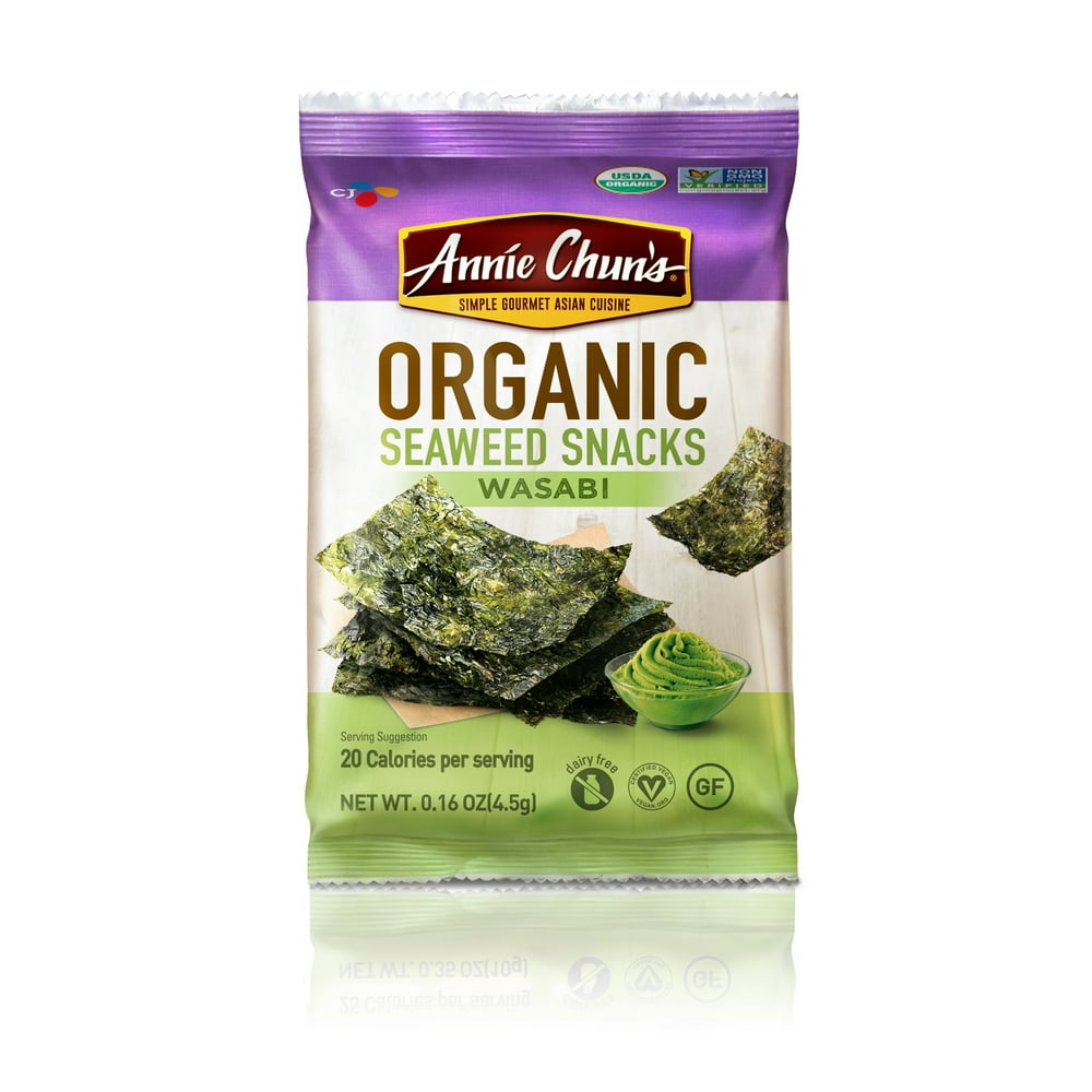 Annie Chun's Organic Wasabi Seaweed Snack 0.16 oz