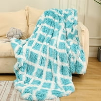 Wuztai Double Layer Lint Blanket 70x50cm, Printed Soft Fleece Throw for Sofa Couch Children's Use, Multifunctional Small Comfort Blanket