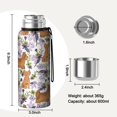 thumbnail image 7 of 20 Oz Yorkie Dog and Flower Florals Coffee Tumbler Double Wall Insulated Stainless Steel Water Bottle | Metal Reusable Thermoses Flask with Cup Cap | Leak & Sweat Proof with Anti-Dust Lid, 7 of 7