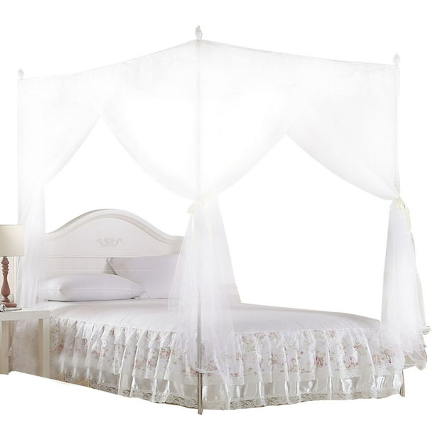 4 Corners Princess Bed Curtain Canopy Canopies Elegant Net Bed Canopy