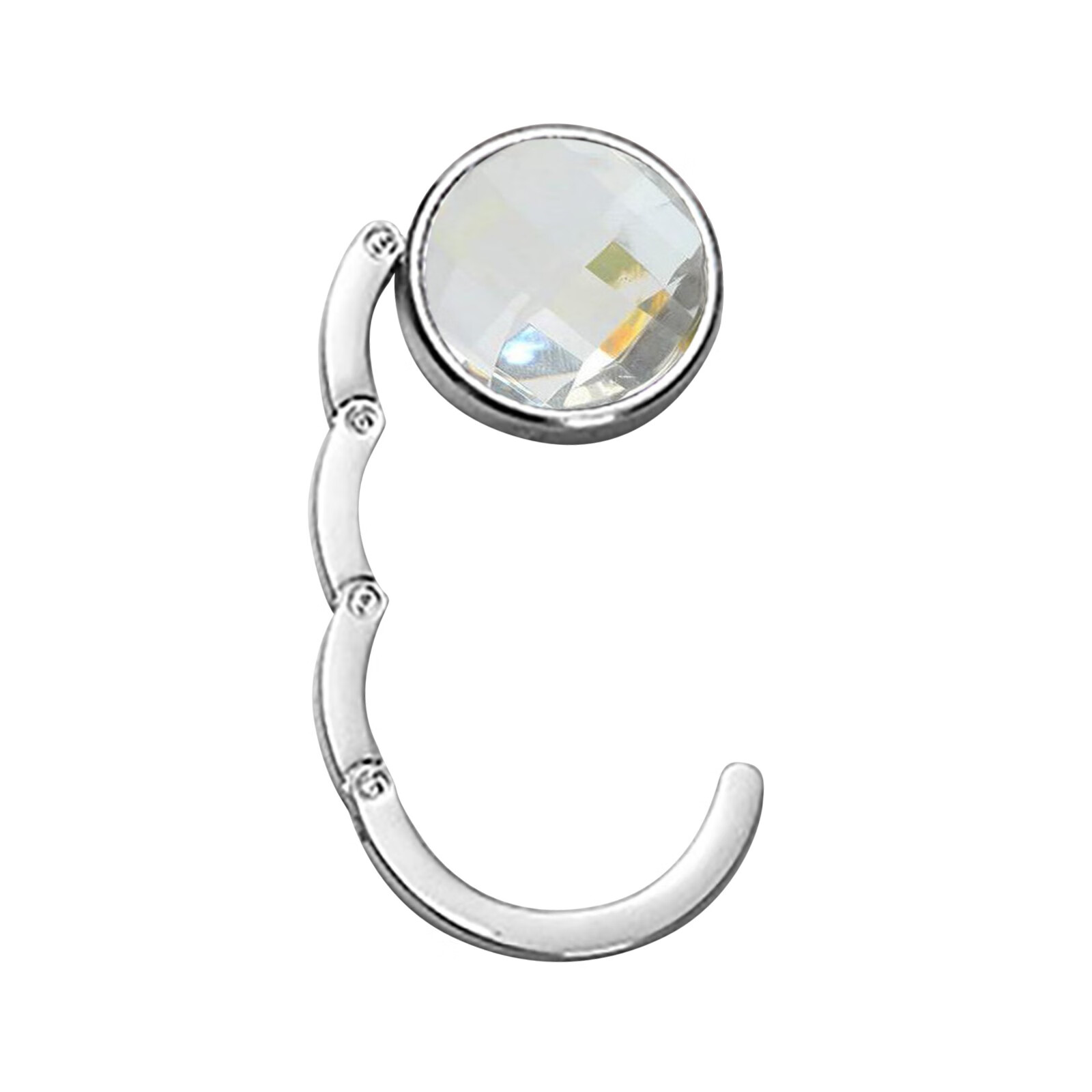 Foldable Purse Hook Floding Handbag Hanger Rhinestone Bag Holder for