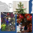 thumbnail image 5 of 1 Box 12 Sets Christmas Tree Ornaments Hanging Balls Decorations 22mm Clear Glass Faceted Electroplate Dangle Ornament Kits for Hanging Christmas Tree Party Home Outdoor Decor Colorful, 5 of 6
