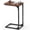 Dark Brown, variant on Melocadol C-Shaped End Table, C Shaped Under Couch Slider, Small Side Tables with Metal Frame, Adjustable Feet, for Living Room, Bedside, Sofa, TV Dinner, Recliner, Walnut