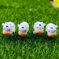 thumbnail image 5 of 2026 100Pcs Miniature Cows Resin Cows Sculpture to Hide Ornaments for Party Decor, 5 of 5