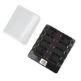 thumbnail image 2 of Car Fuse Box Holder, ATO ATC Car Blade Fuse Block Easy To Connect Waterproof Reliable  For 24V For 6V For Ships 10 Way, 2 of 8