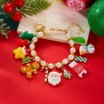 thumbnail image 3 of PISONIC Christmas Charm Bracelet for Women Christmas Party Costume Accessories Gift, 3 of 8