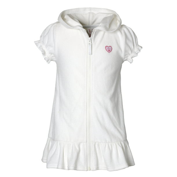 Baby Toddler Girl Hooded Terrycloth Swim Cover-up - Walmart.com