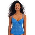 thumbnail image 3 of Freya Nomad Nights Underwire Plunge Tankini Top AS205456, 3 of 4