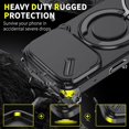 thumbnail image 2 of MYKOMI for iPhone 17 Pro Max Case with Slide Camera Cover, Military Grade Drop Protection Heavy Duty Shockproof with 360° Rotate Kickstand Case for iPhone 17 Pro Max.Slide, 2 of 8