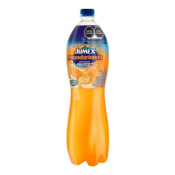 Bebida gasificada Jumex Frutzzo sabor mandarinada 1.5 l