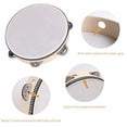 thumbnail image 3 of Tambourine Dreokee Tambourine, de madera, para tambor portátil, de 10 pulgadas, 3 of 6