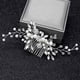 thumbnail image 2 of Peineta nupcial para mujer, joyería de perlas, joyería para el cabello, peineta nupcial, joyería elegante para la cabeza, 2 of 5
