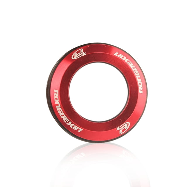 Soidarity Bike Bowl Cover 28.6mm Pipe Headset Caps Piezas de aleación de aluminio para mantenimiento de reparación profesional Rojo Type3 NO3