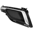 thumbnail image 3 of Fog Light Cover Compatible with 2015-2017 Hyundai Sonata Front, Left Driver Black, 3 of 5