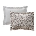 thumbnail image 2 of My Texas House Stacy 3-Piece Ivory Floral Printed Velvet Comforter Set, Full/Queen, 2 of 4
