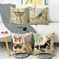 thumbnail image 5 of Farmhouse Pillow Covers 18x18 Set of 4 Spring Pillow Covers Outdoor Decorative Throw Cushion Case for Sofa Couch Living Room, 5 of 6