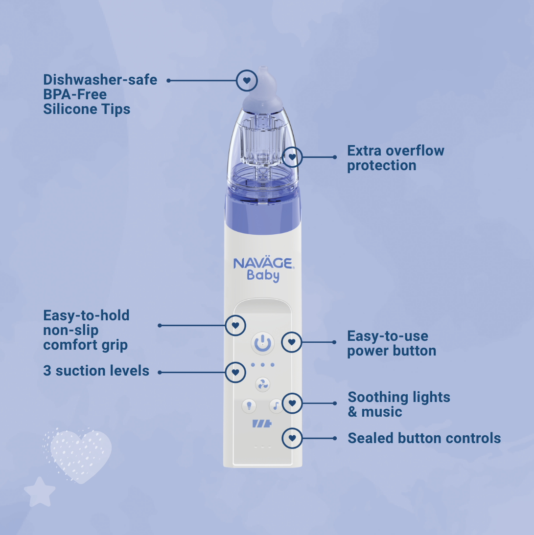 Navage Baby Nasal Aspirator with Lights & Lullabies photo 6
