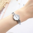 thumbnail image 3 of WIFKLSIIPG Montre-Bracelet Analogique Ronde en Acier Inoxydable pour Femmes, 3 of 3