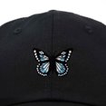thumbnail image 2 of Dalix Butterfly Embroidered Cap Cotton Baseball Hat Garden Womens in Black, 2 of 5