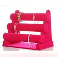 thumbnail image 4 of maskred Jewelry Display Stand Multi-layer Finger Organizer Jewellery Showcase Rack Earrings Holder Props Tray Home Shop Yellow, 4 of 6