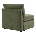 thumbnail image 4 of CHITA Modern Fabric Armless chair with Reversible Chaise for Living Room Bedroom, Green, 4 of 6