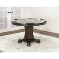 thumbnail image 3 of Round Dining Poker Table - 48" Vegas Game Table, Reversible Top, Seats 6, Gray Wood Finish, 3 of 8