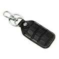 thumbnail image 1 of Uxcell Leather Key Fob Keys Cover RFID Key Fob Protector - Durable and Versatile Black 1, 1 of 7