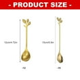 thumbnail image 2 of Sturdy Nonrust Steel Stir Spoon With Natural Leaves Pattern Ideal For Acidic And Daily Use In Various Setting, 2 of 7