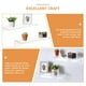 thumbnail image 5 of 2 estantes flotantes de pared, estantes de plástico para libros, estantes de pared para baño, 5 of 7