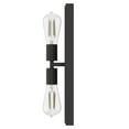 thumbnail image 4 of Hunter - Woodburn 2-light Noble Bronze, Medium Size Sconce Light, Dimmable, Modern Style, Rectangle Shaped, for Bedrooms, Kitchens, Dining, Living Rooms - 19816, 4 of 6