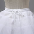 thumbnail image 4 of Mightlink Bridal Wedding Dress Tulle Bottom Fluffy Lining Tutu Skirt Petticoats Underskirt, 4 of 7