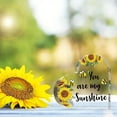 thumbnail image 4 of [Vibrant Heartfelt Heart Plaque] Heartfelt Acrylic Heart Plaque Sunflower Ornament - High-Quality, Vibrant, Inspirational Quote You Are My Sunshine - Perfect Gift For Birthday, 4 of 6