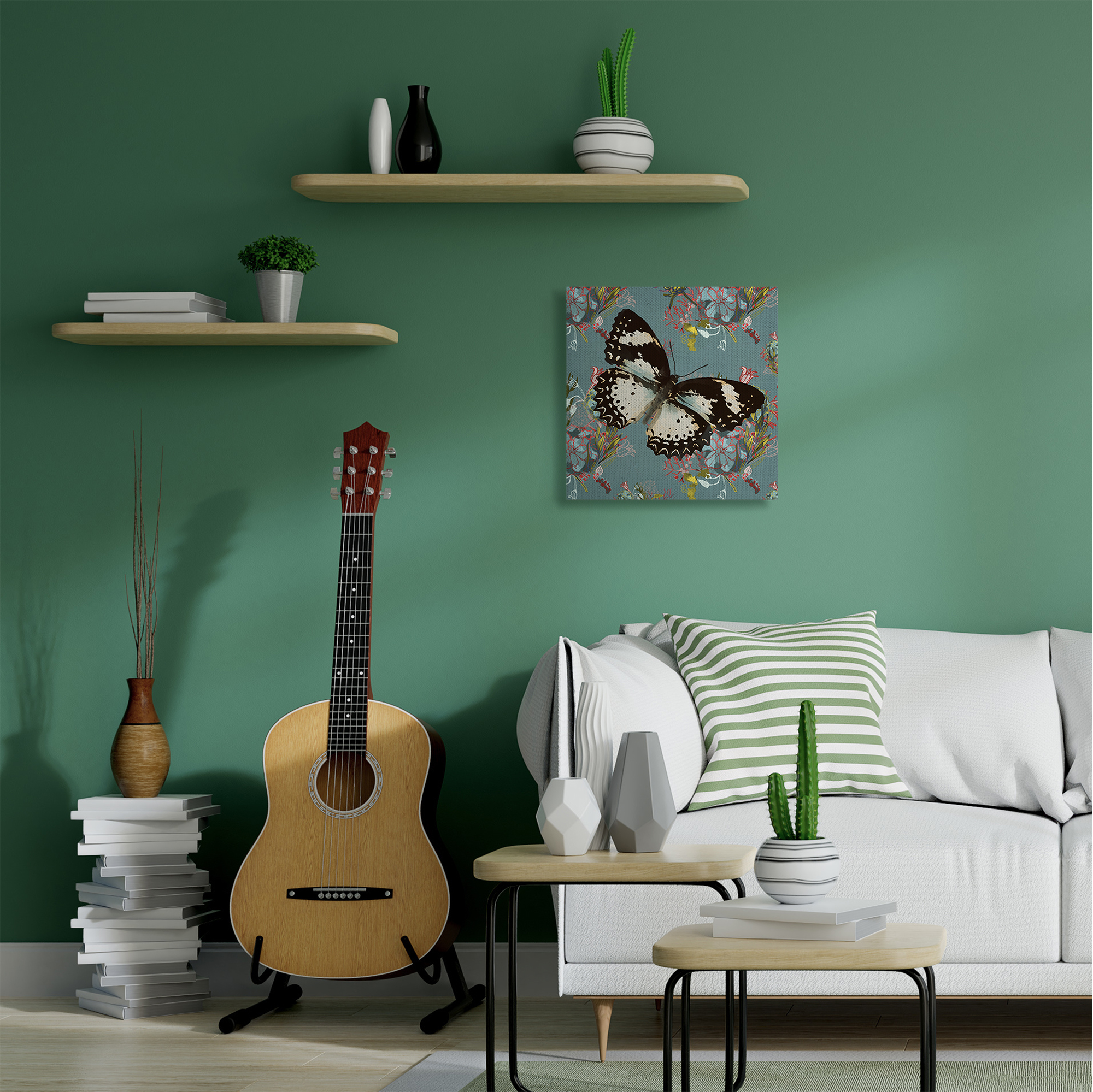 Stupell Home Décor Framed Canvas Art Print, 2" x 25"