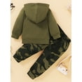 thumbnail image 2 of WESIDOM Toddler Baby Boys Clothes Infant Long Sleeve Hoodie Sweatshirt Top Camouflage Pants 2PCS Set, 2 of 11