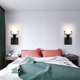 thumbnail image 5 of Aplique de pared LED para interior, lámpara de pared moderna, lámpara de metal vintage E27 para sala de estar, dormitorio, pasillo, escalera y camino., 5 of 5