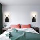 thumbnail image 5 of Aplique de pared LED para interior, lámpara de pared moderna, lámpara de metal vintage E27 para sala de estar, dormitorio, pasillo, escalera y camino., 5 of 5