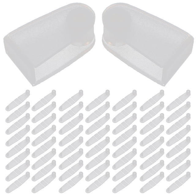 100Pcs Plastic Keychian Clips Plastic Foldable Clips Folding Clip Plastic Folding Clip Plastic Clip