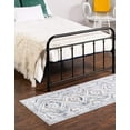 thumbnail image 2 of Rugs.com Charlotte Collection Rug – 8 Ft Runner Light Blue Low-Pile Rug Perfect For Hallways, Entryways, 2 of 8