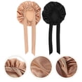 thumbnail image 2 of 2Pcs Comfortable Satin Nightcap Household Hair Care Bonnet Satin Sleep Shower Hat, 2 of 4