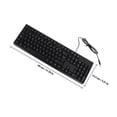 thumbnail image 2 of SKISUNO De Tamaño Con Cable USB Negro Simple Para Uso En Oficina, 2 of 8