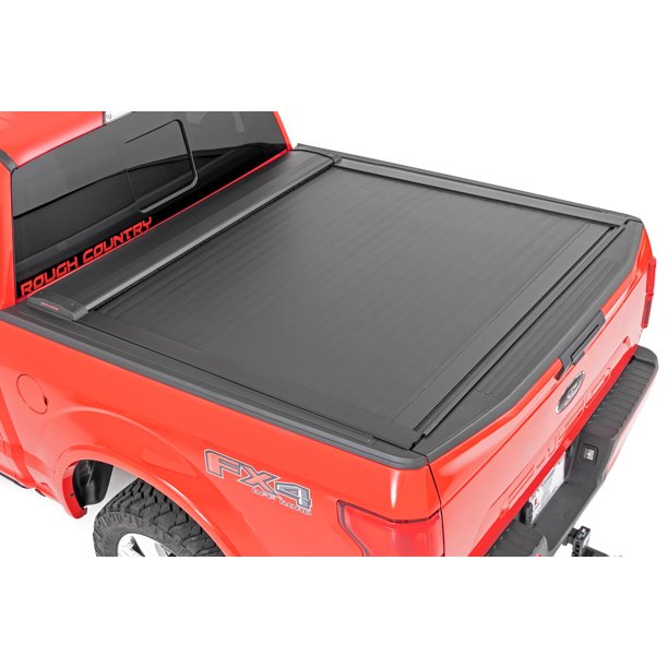 Rough Country Retractable Bed Cover for 2123 Ford F150 5'7 Bed